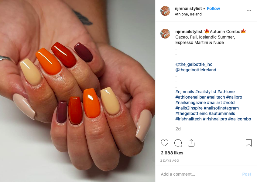 4. Chic Autumn Nail Ideas - wide 9